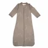 Lodger Hopper Matcha Turtle saco de dormir de bebé con mangas desmontables, Buffalo, 68/80