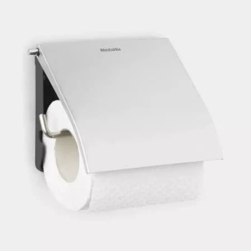 Brabantia 385322 portarrollos de papel higiénico de pared, acero mate