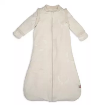 Lodger Hopper Matcha Turtle Saco de dormir para bebé con mangas desmontables, abedul, 50/62
