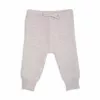 Lodger Jooger Strick Merino Pantalón de bebé de lana merino, Birch, talla 62