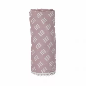 Lodger Swaddle Tribe Musselin Envoltorio de muselina 120x120 cm rosa