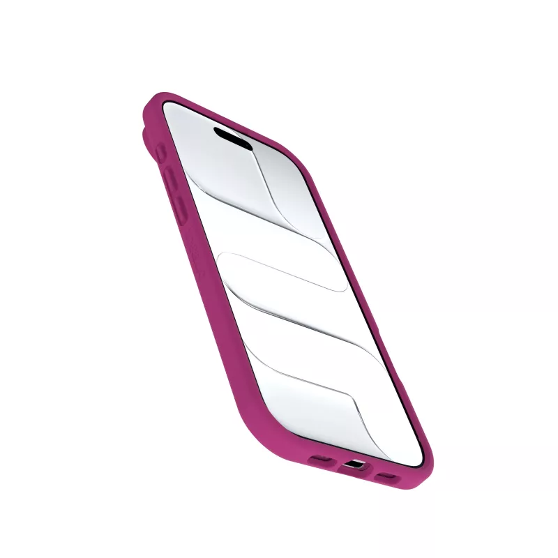 OtterBox React Series Funda trasera para Apple iPhone Air – compatible con MagSafe – Rose Crystal (rosa/transparente) 77-98614