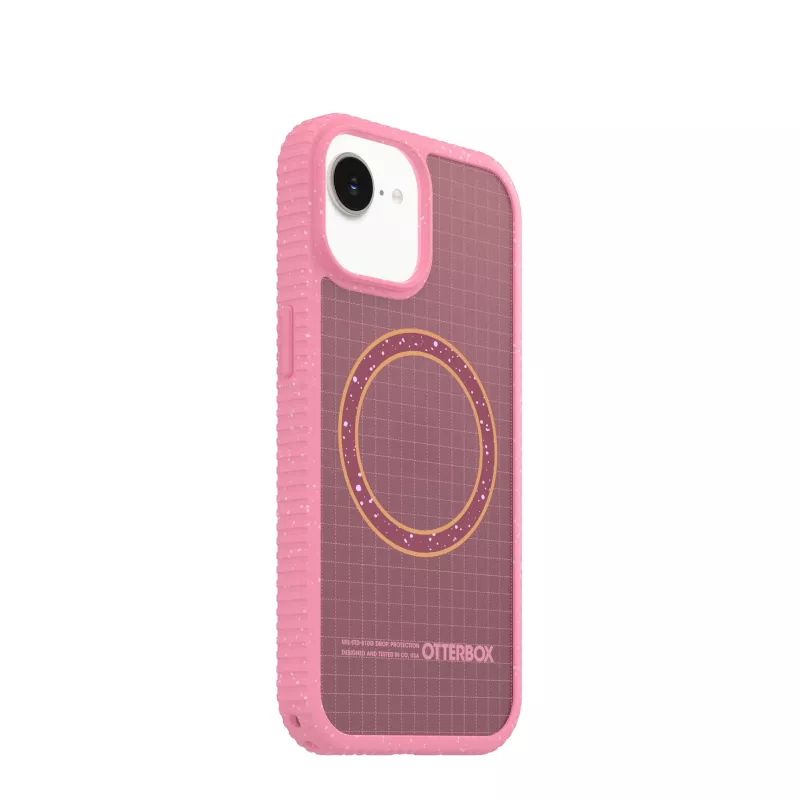 OtterBox Sole Series Funda trasera Xtra Hot Pink para iPhone 13/14/15/16e compatible con MagSafe