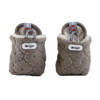 Lodger Slipper Folklore Fleece Zapatillas de casa para bebé de forro polar, Buffalo Plaid, 12-18 meses