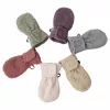 Lodger Mittens Folklore Fleece Manoplas de forro polar para bebé, beige, 12-24 meses