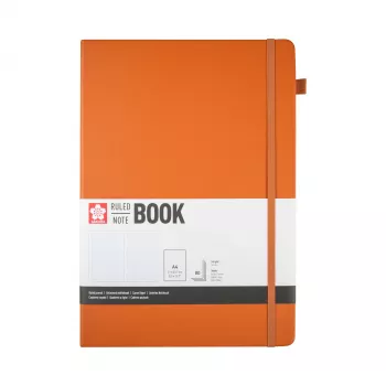 Sakura Cuaderno DIN A4 rayado, tapa dura color ámbar, 160 páginas 94146605