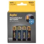 AQIILA AAA Pilas NiMH recargables con USB-C, 1,2 V, 600 mAh, pack de 4 AQ60AAA374C4
