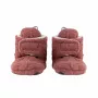 Lodger Slipper Folklore Fleece Zapatillas para bebé de forro polar, 12-18 meses, Rosewood