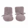 Lodger Slipper Merino Wool Zapatillas para bebé de lana merino, rosé, 6-12 meses