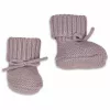 Lodger Slipper Merino Wool Zapatillas para bebé de lana merino, rosé, 6-12 meses