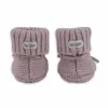 Lodger Slipper Merino Wool Zapatillas para bebé de lana merino, rosé, 6-12 meses