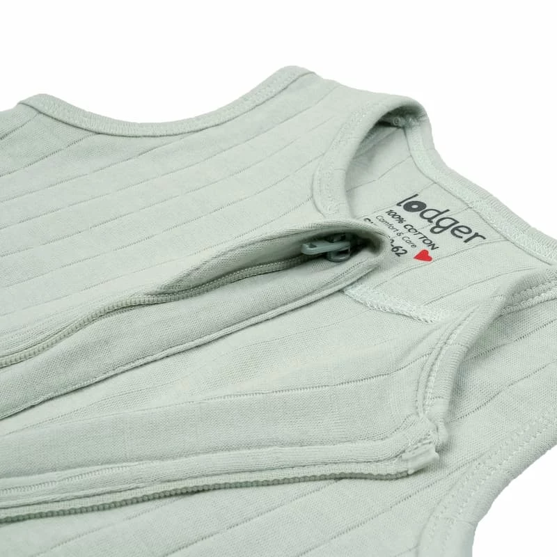 Lodger Hopper Solid saco de dormir para bebé sin mangas, Pfefferminz, 50/62 cm, 0.5 TOG, algodón