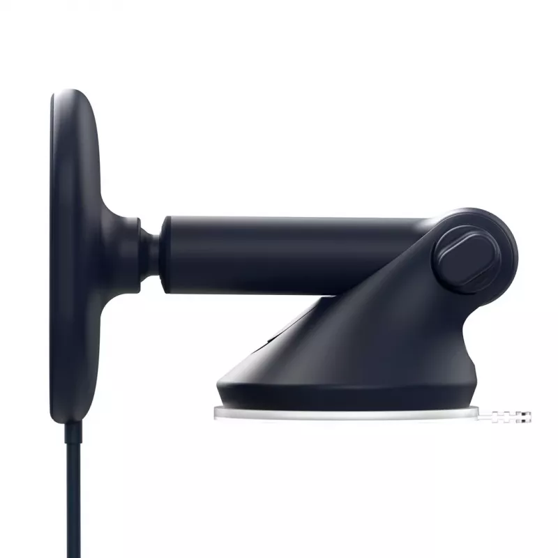 iOttie Velox cargador inalámbrico magnético soporte para salpicadero y parabrisas - 7,5W carga rápida Qi, compatible con MagSafe, Negro