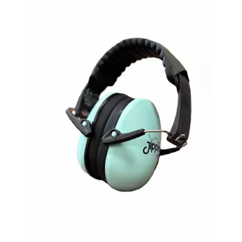 Jippie's orejeras con reducción de ruido para niños, verde claro