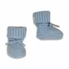 Lodger Slipper zapatos de bebé de lana merino, Blue Fogg, 6-12 meses
