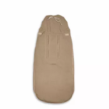 Lodger Mini BunkerTeddy saco para asiento de coche para todas las estaciones, beige