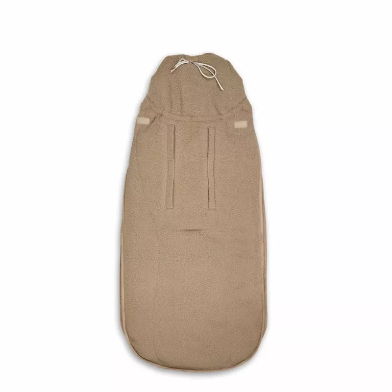 Lodger Mini BunkerTeddy saco para asiento de coche para todas las estaciones, beige
