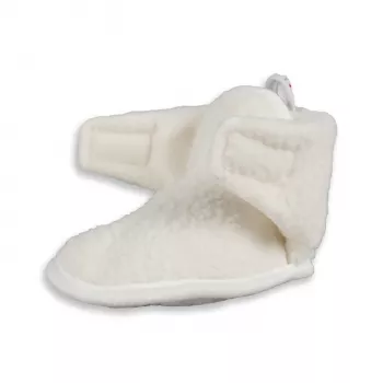 Lodger Slipper zapatos de bebé Teddy, Cloud Dancer, 12-18 meses