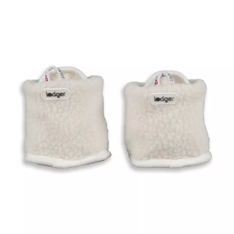 Lodger Slipper zapatos de bebé Teddy, Cloud Dancer, 12-18 meses