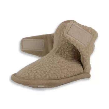 Lodger Teddy zapatillas de casa para bebé beige 6-12 meses