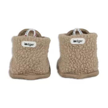 Lodger Teddy zapatillas de casa para bebé beige 6-12 meses
