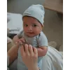 Lodger Gorro de bebé Pointelle Air 0-6 meses