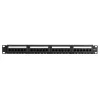 DS-IT Panel de parcheo de red CAT 6 UTP, 19