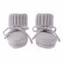 Lodger Zapatillas Slipper Merino Wool para bebé, Stone, 0-6 meses