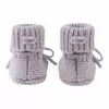 Lodger Zapatillas Slipper Merino Wool para bebé, Stone, 0-6 meses