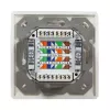 DSIT DC-Wall-In-STP6-I Toma doble RJ45 empotrable Cat. 6 apantallada, marfil