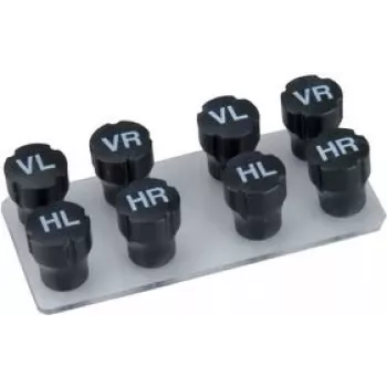 IWH Set de marcadores de rueda, tapones de válvula, 8 marcadores de neumáticos para atornillar – 1 pieza (390068)