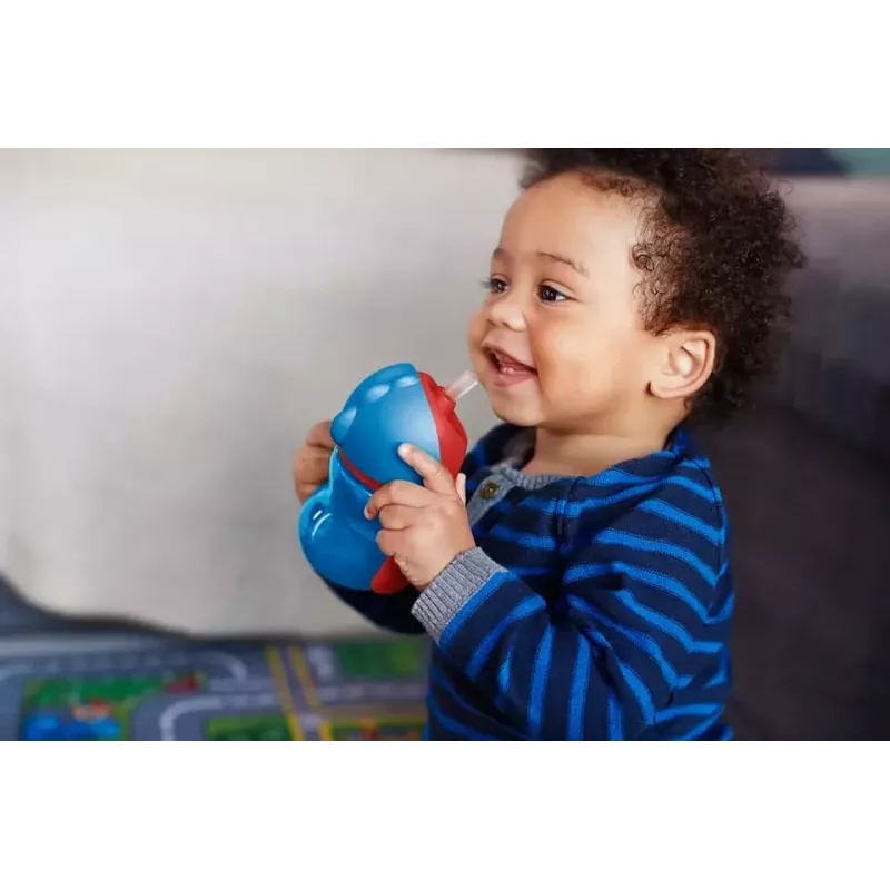 Philips AVENT Vaso con pajita flexible, 200 ml, 9m+, azul