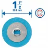 Dremel 2615S411DM Discos de lijar, 38,1 mm, grano 180, pack de 3