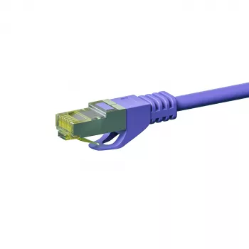 DSIT Cat.7 S/FTP PiMF Cable de red RJ45, violeta, 1 m (DC-78-010)