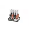 Encendedor de gas butano recargable Brabantia Utility Lighter 127267 con llama ajustable, seguridad infantil, encendido piezoeléctrico, negro