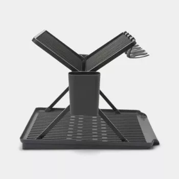 Escurridor de platos plegable Brabantia, grande, gris oscuro