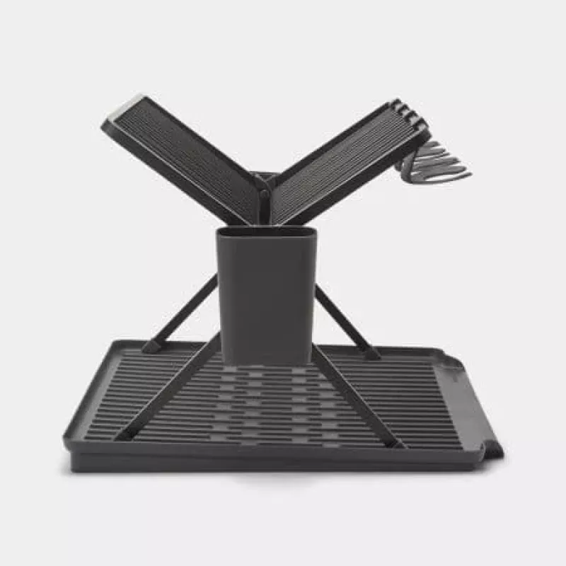 Escurridor de platos plegable Brabantia, grande, gris oscuro