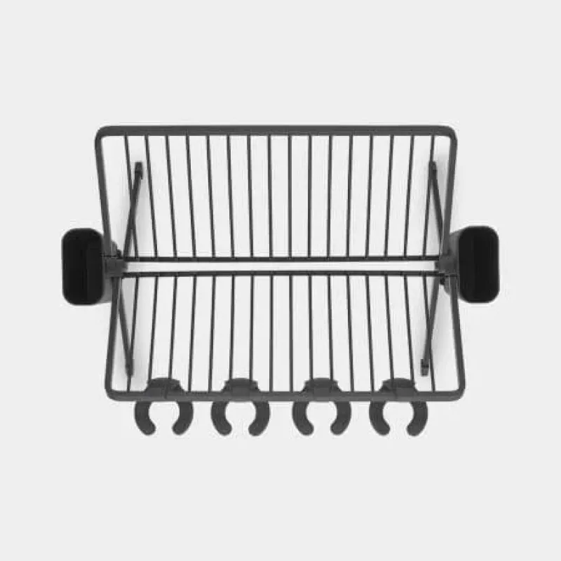 Escurridor de platos plegable Brabantia, grande, gris oscuro
