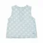 Camiseta de tirantes para bebé Lodger Tank Topper Tribe de muselina, Ice Flow, 68 cm