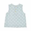 Camiseta de tirantes para bebé Lodger Tank Topper Tribe de muselina, Ice Flow, 68 cm