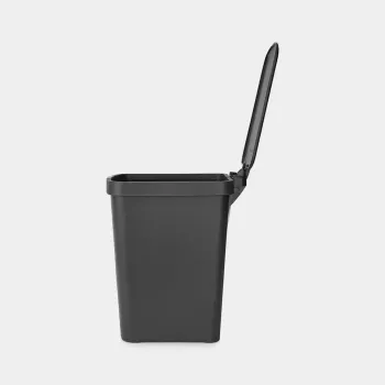 Cubo de basura con pedal Brabantia StepUp 25L gris oscuro