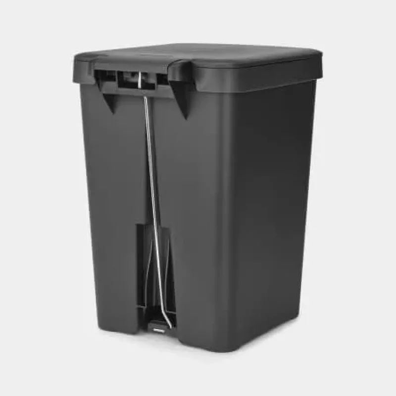 Cubo de basura con pedal Brabantia StepUp 25L gris oscuro