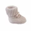Zapatillas Lodger Slipper Folklore de lana merino para bebé, abedul, 0-6 meses