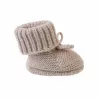 Zapatillas Lodger Slipper Folklore de lana merino para bebé, beige, 0-6 meses