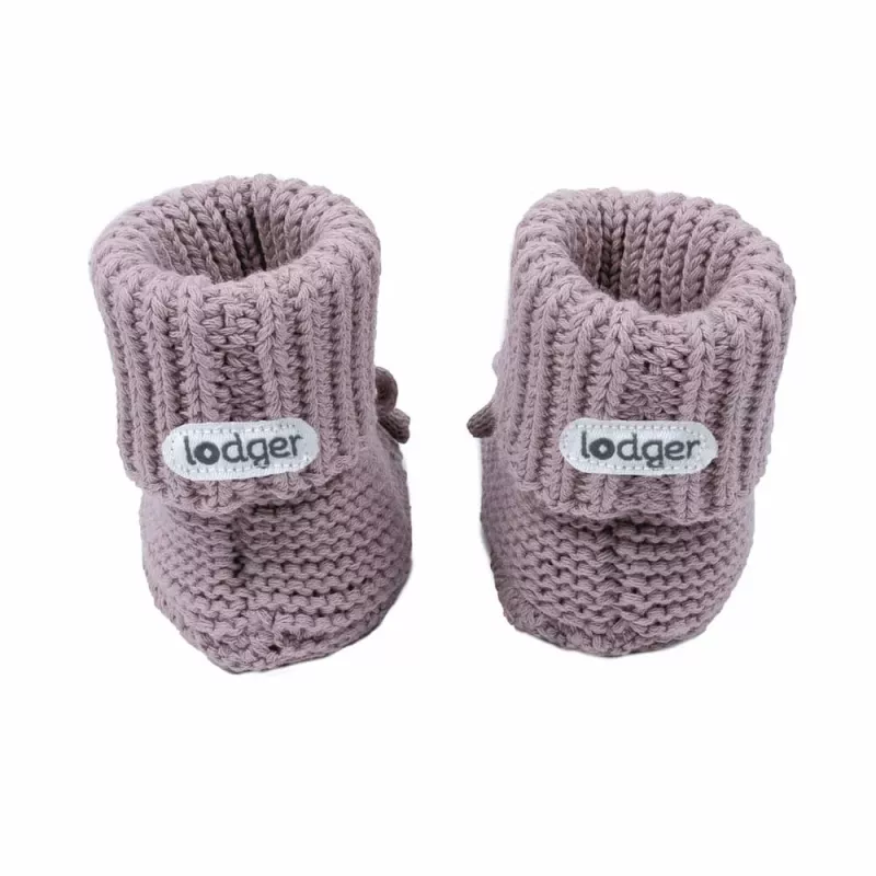 Zapatillas de punto Lodger Slipper para bebé, rosé, 0-6 meses