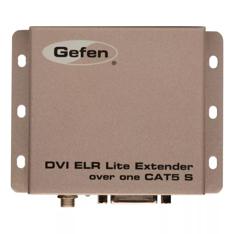 Extensor DVI ELR-Lite Gefen sobre un CAT5, unidades transmisora y receptora