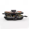 Parrilla raclette Tristar RA-2760 con 6 sartenes, ventilación activa, negra