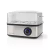 Huevera Gastronoma 500W, 8 huevos, negro/plata