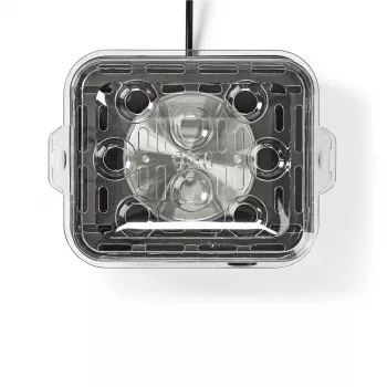 Huevera Gastronoma 500W, 8 huevos, negro/plata