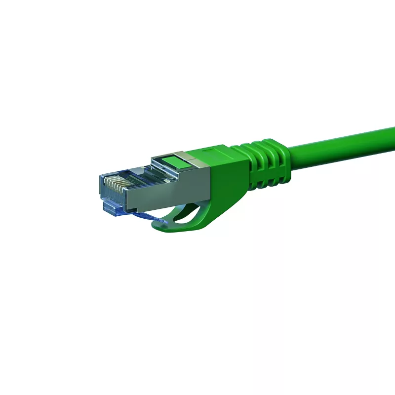 Cable de red Ethernet DSIT CAT 6a S/FTP LSZH, 0,5 m, verde DC-6A3-005